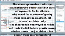 Atheist admits 