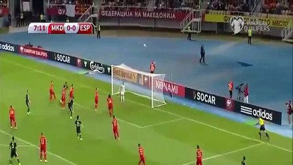 Macedonia vs Spain 0 1 2015   Juan Mata Amazing Goal