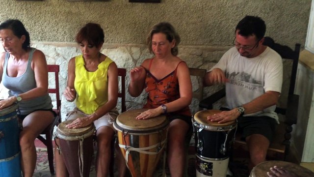 Cours de percussion groupe du 26 juillet au 9 aout 2015