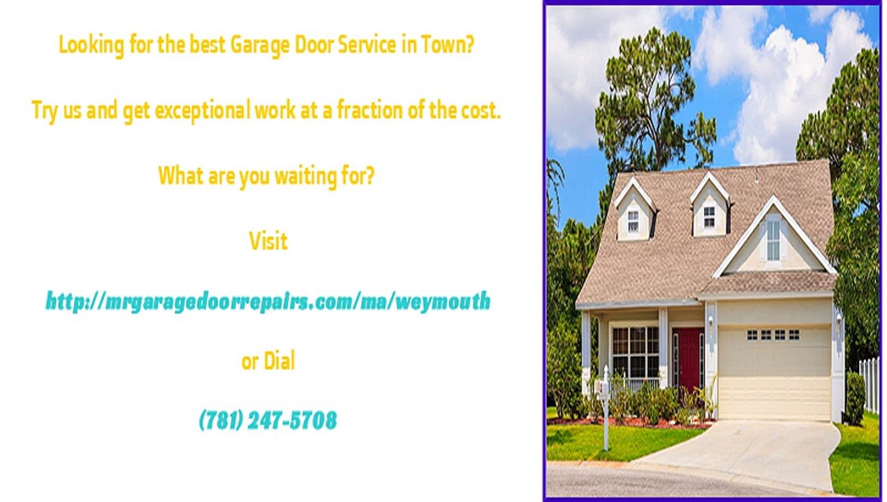 Weymouth, MA Garage Door Repair Experts