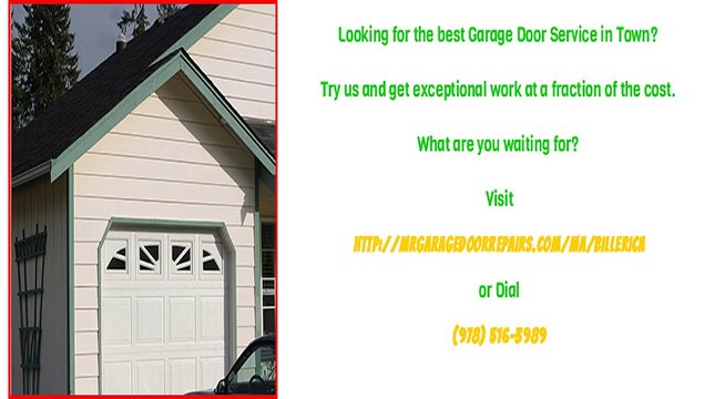Garage Door Repair Experts in Billerica, MA