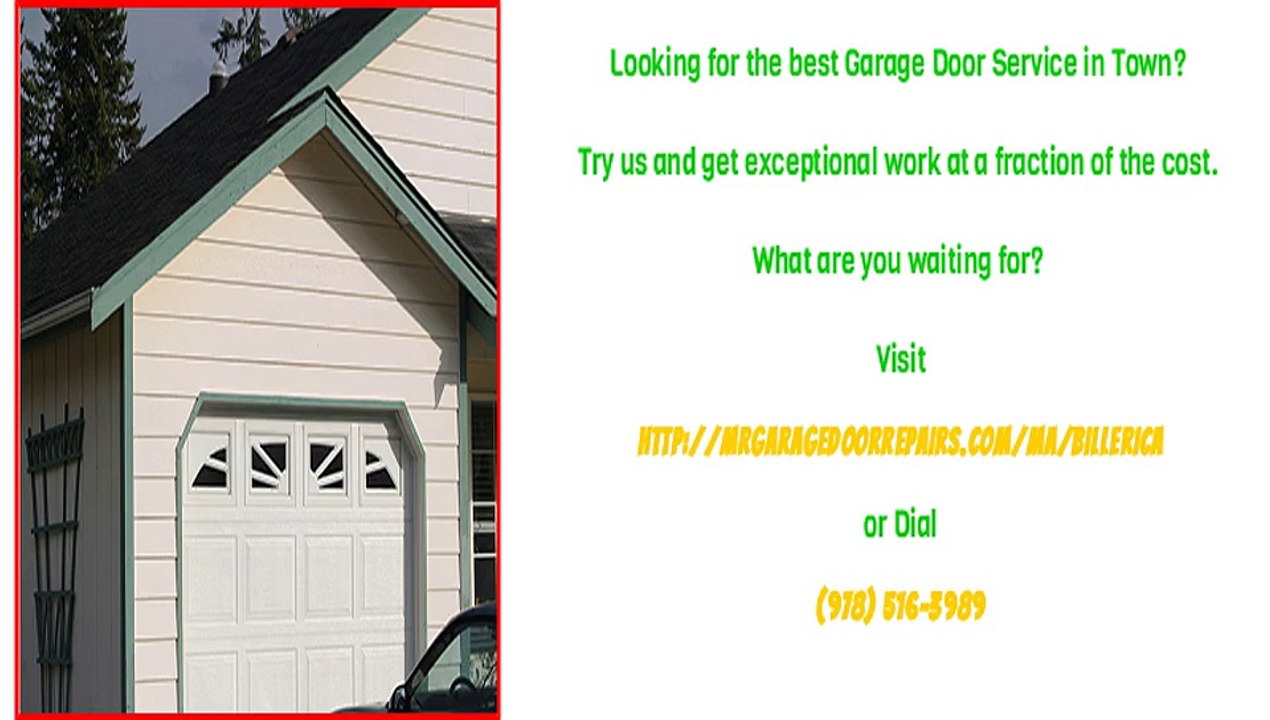 Garage Door Repair Experts in Billerica, MA