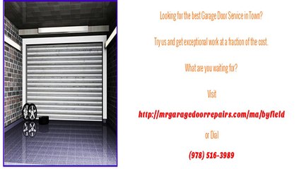 Garage Door Repair Services in Byfield, MA