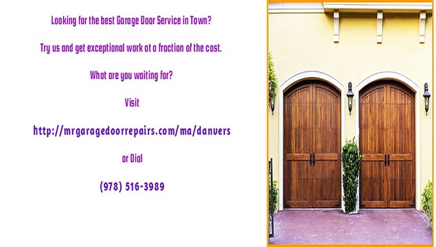 Garage Door Repair Services in Danvers, MA