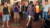 Rumba avec Nani et les stagiaires français groupe 26 juillet 2015