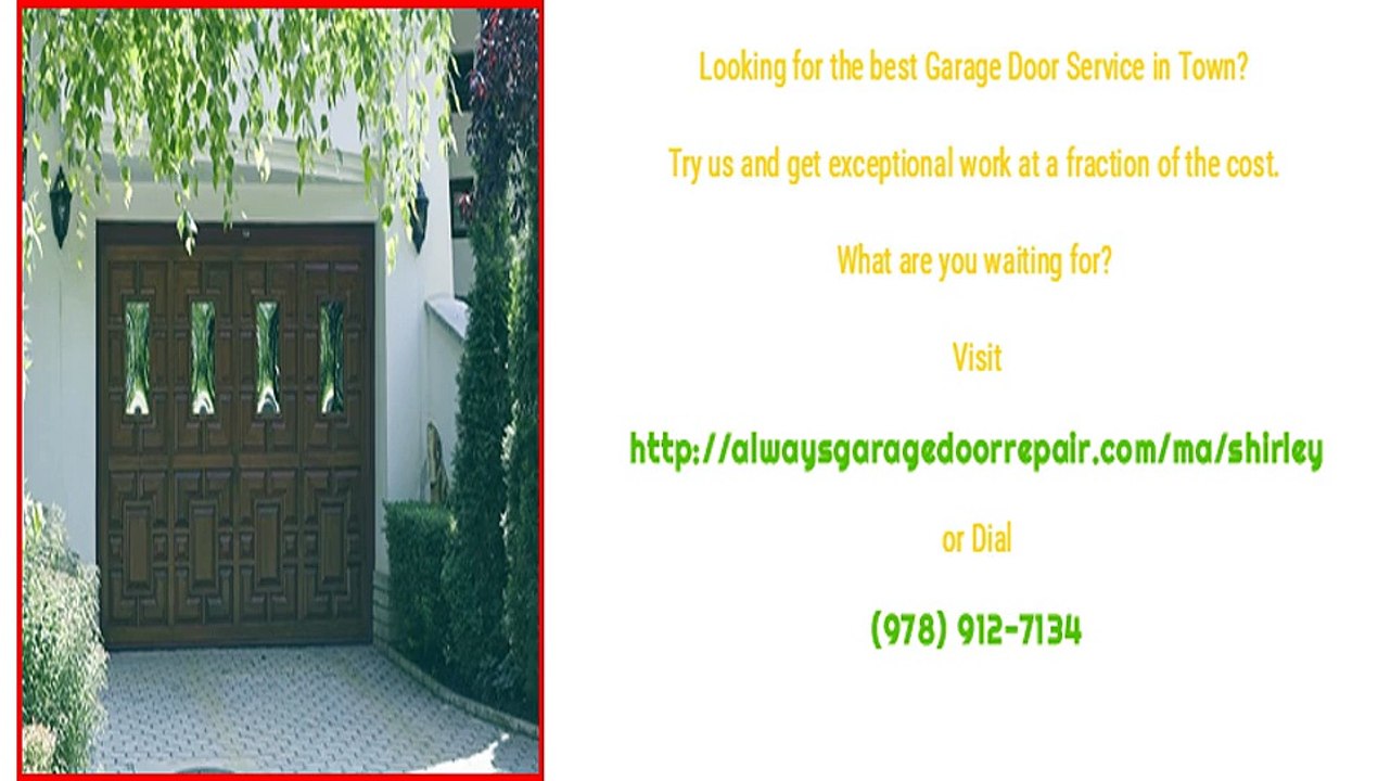 Garage Door Opener Repair in Shirley, MA