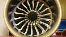 GE GEnx1B 3D Printed B787 Jet Engine with Thrust Reverser