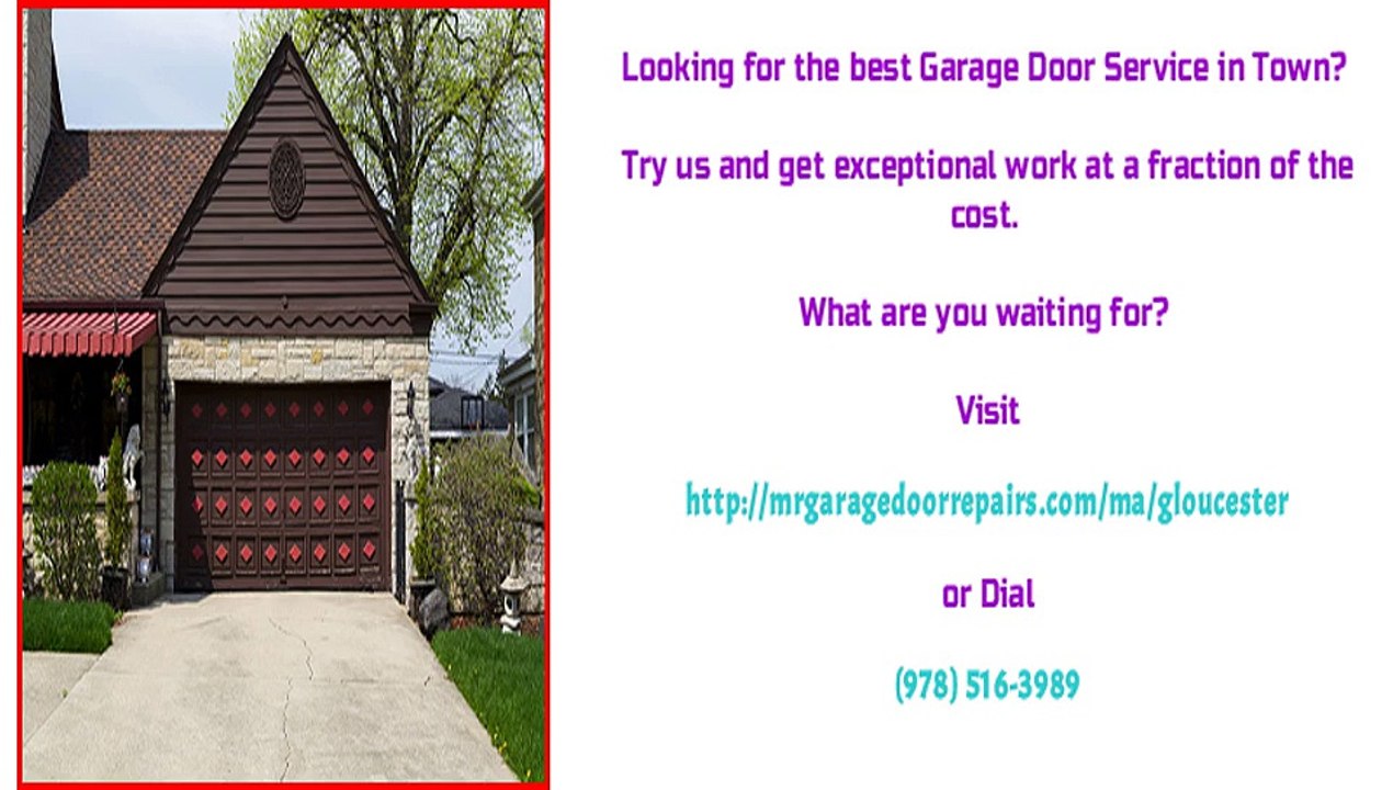 Garage Door Opener Repair Service in Gloucester, MA