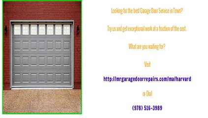Harvard, MA Garage Door Repair Experts