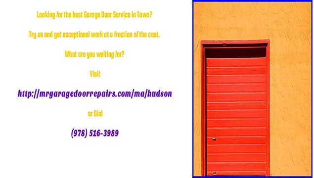 Garage Door Repair Experts in Hudson, MA
