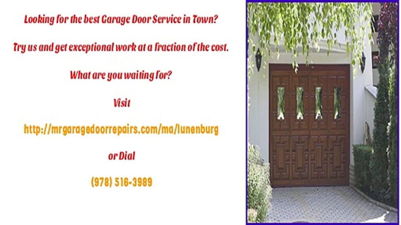 Lunenburg, MA Garage Door Repair Services