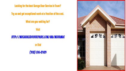 Garage Door Repair Services in Merrimac, MA