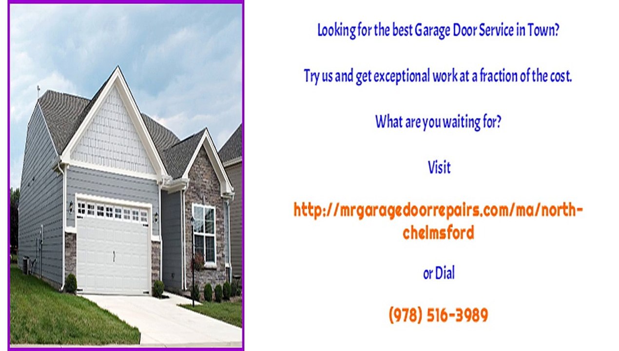 Garage Door Opener Repair Service in North Chelmsford, MA