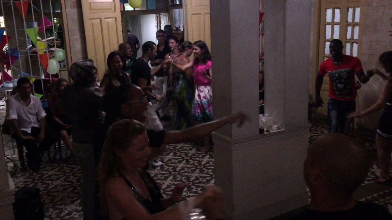 Rueda fete de fin de stage groupe de Salsabor Paris 26 Juillet 2015