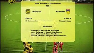 Myanmar beat Malaysia (2-1),39-th  Merdeka