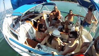 Fifty Point Conservation Beach Boat Jumping GoPro