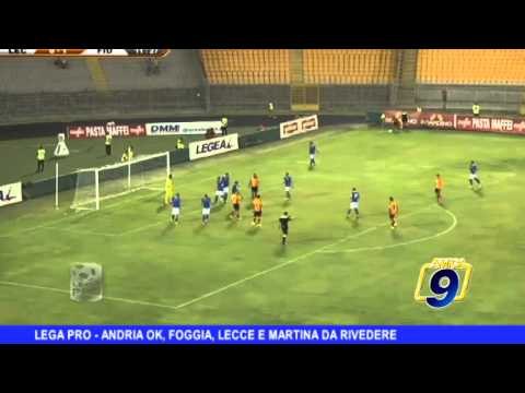 LEGA PRO | Andria ok, Foggia Lecce e Martina da rivedere