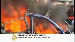 Death toll climbs after Israeli raids on Gaza - Middle East 9 March 2012.flv