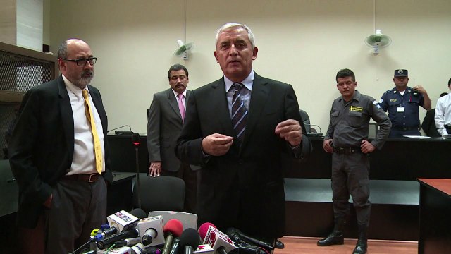 Tres meses de prisión preventiva para Otto Pérez