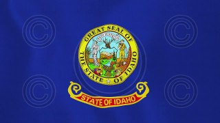 Loopable: Idaho Flag - Royalty-Free Stock Footage