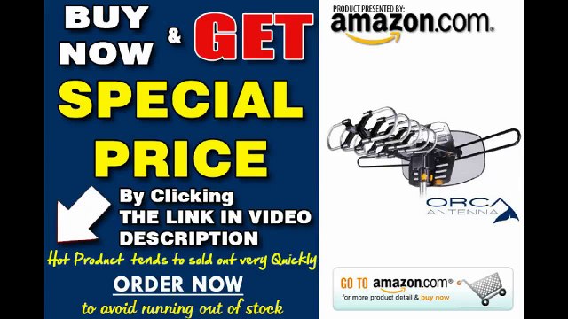 Stealth Indoor Outdoor Orca Antenna AX 909G2 HDTV Antenna plus Motor Rotor