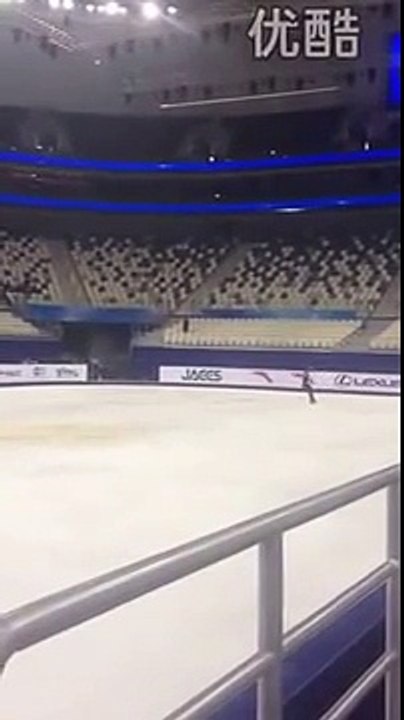 Yuzuru Hanyu FS practice before FS ｰ 2014 ISU GPS China