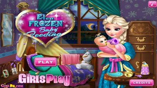 Disney Frozen Games - Elsa Frozen Baby Feeding - Disney Games for Girls