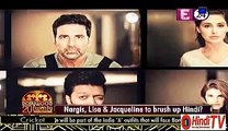 Nargis Lisa And Jacqueline To Brush Up Hindi 9th September 2015 Hindi-Tv.Com
