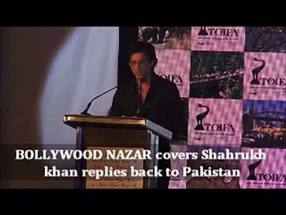 shahrukh replies back to pakistan