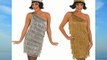 Ladies Gold or Silver Tassled 1920s Great Gatsby Flapper Fancy Dress Costume Outfit UK 8-26