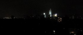 Power going out at Freedom Tower during Hurricane Sandy