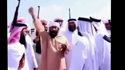 Funny Arab throat singing