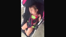 Baby dancing while sleeping. (Watch Me)