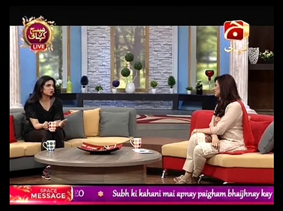 Subh Ki Kahani With Madeha Naqvi on Geo Kahani Part 2 - 9th September 2015