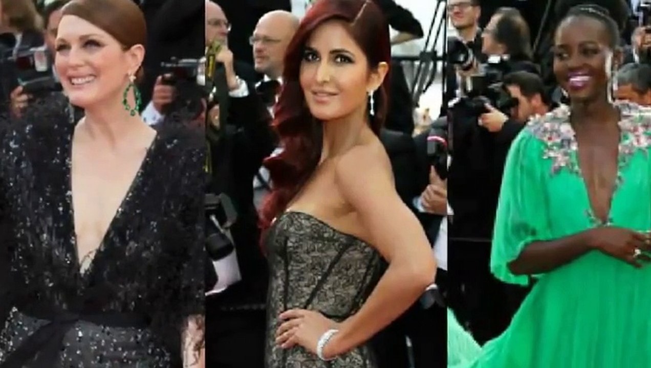 Cannes 2015 KATRINA KAIF Stuns in Black on Red Carpet