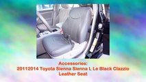 20112014 Toyota Sienna Sienna L Le Black Clazzio Leather Seat