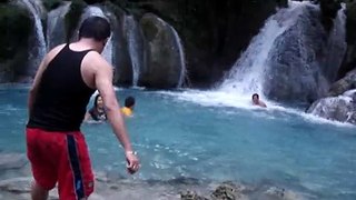 Hagimit Falls in Samal Island Philippines