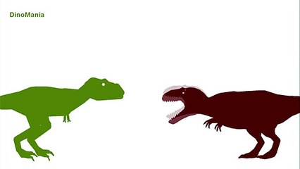 Кархародонтозавр против Тарбозавра. Carcharodontosaurus vs Tarbosaurus