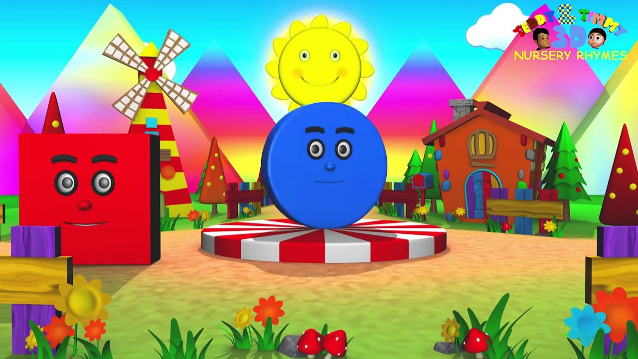 Shapes Song For Children   Children's Song Nursery Rhyme for Babies  Toddlers   Kids