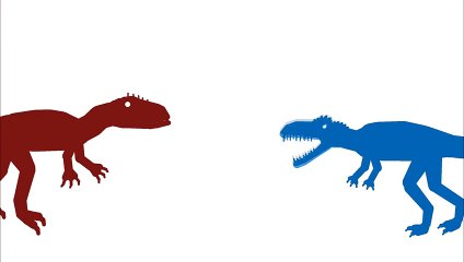 Тираннотитан против Гиганотозавра. Tyrannotitan vs Giganotosaurus