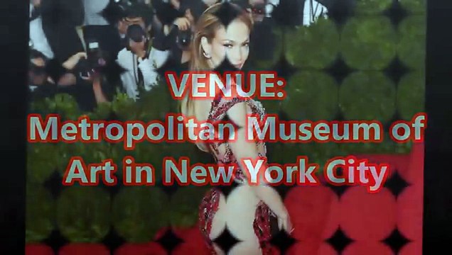 Jennifer Lopez’s Met Gala 2015 Dress Commando In Sexy Red, Sheer Gown