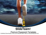 Woman Jogging Health PowerPoint Templates Themes And Backgrounds ppt themes