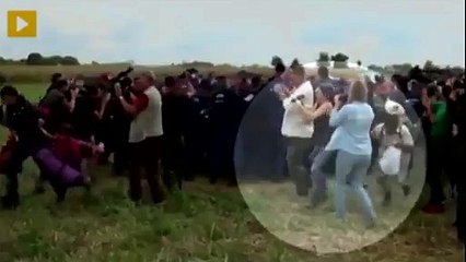 Gazeteci insanlığa çelme attı