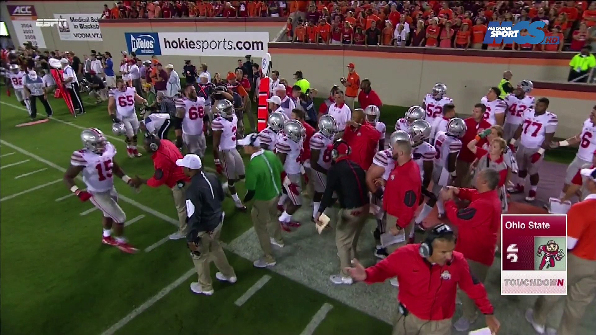 NCAA College Football : Virginia Tech Hokies 24-42 Ohio State Buckeyes