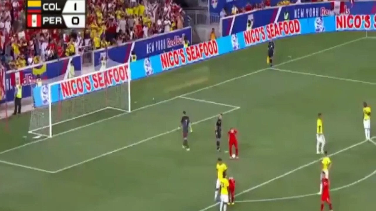 Jefferson Farfan Goal ~ Colombia vs Peru 1-1