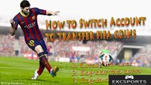 FIFA15 tutorial how to switch new ps account to transfer fifa coins