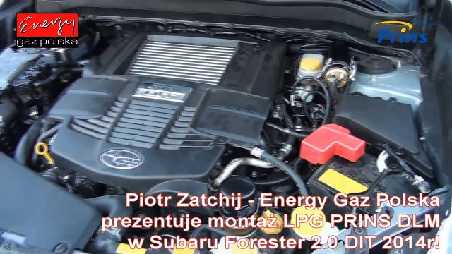 Montaż gazu do Subaru Forester 2.0 DIT 2014r - System PRINS DLM - LPG VI generacji