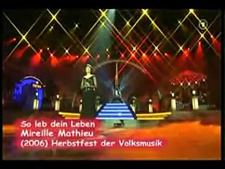 Mireille Mathieu So leb dein Leben (My Way)