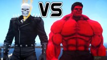 GHOST RIDER VS RED HULK FULL FIGHT 2015 - EPIC BATTLE