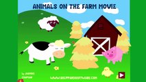 Funny Animals Cartoons For Kids: Animals on the farm